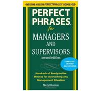 Perfect Phrases For Managers And Supervi