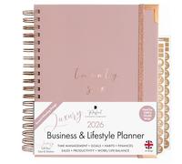 Perfect Planner Company Agenda 2026 hebdomadaire et mensuel avec suivi des objectifs et des habitudes pour organiser le travail, la vie et stimuler la productivité 222 autocollants