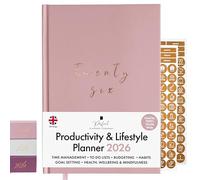Perfect Planner Company Agenda hebdomadaire et mensuel avec objectifs, suivi des habitudes et gestion du temps pour organiser la vie, le bien-être et la santé 222 autocollants