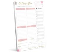 Perfect PLANNER company Daily Productivity Sous-main A4 (Blush) rose poudré