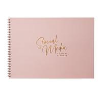 Perfect Planner Company - Planificateur de médias sociaux - Planificateur hebdomadaire A4 non daté pour les horaires de travail - Insights sur les réseaux sociaux - Pour les spécialistes des médias