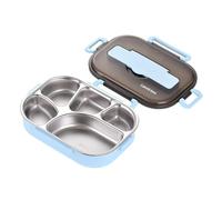 Perfect Quality: This lunch box is made of 304 stainless steel and PP mat