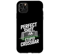 Perfect Shot Stupid Barre transversale - Joueur de Football Amusant Coque pour iPhone 11 Pro Max