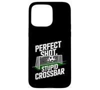 Perfect Shot Stupid Barre transversale - Joueur de Football Amusant Coque pour iPhone 15 Pro Max