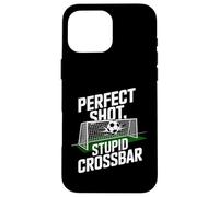 Perfect Shot Stupid Barre transversale - Joueur de Football Amusant Coque pour iPhone 16 Pro Max