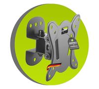 perfect soporte de pared para monitores y pantallas (13-27 pulgadas), inclinable, pivotable, VESA 100x100, negro