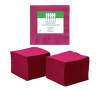 Perfect Stix Lot de 100 serviettes en papier double épaisseur Bordeaux 100 serviettes en papier double épaisseur Bordeaux