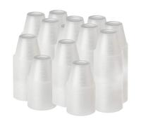 Perfect Stix Lot de 2 000 gobelets jetables gradués en plastique pour pilules, mesure des médicaments, mélange de résine, bain de bouche