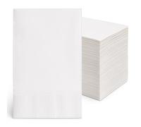 Perfect Stix Lot de 300 serviettes de table blanches à 2 plis, 0,3 cm de hauteur, 43,2 cm de largeur, 38,1 cm de long