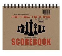 Perfect Strike Chess SCOREBOOK with Rules and Scoring Instructions. Heavy Duty. Archival Quality. Excellent pour la pratique et la compétition. (21,6 x 27,9 cm) (1)