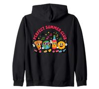 Perfect Summer Club Retro Cartoon Pizza Earth Vibe Sweat à Capuche