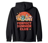 Perfect Summer Club Retro Cartoon Pizza Earth Vibe Sweat à Capuche