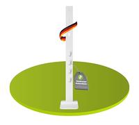 Perfect Support Universel pour aspirateur, Compatible avec Les modèles Dyson V6, V7, V8, V10, V11, V12, V15, Gen5, au Sol, pour Accessoires, Blanc.