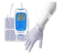 Perfect TENS + Gant - Appareil de Soulagement de La Douleur + Gants conducteurs (parfait pour arthrite et arthrose) Taille M