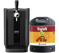 PerfectDraft Black - Pack Tireuse À Bière + 1 Fût Kwak Blonde 6L - Machine Pression À Domicile - Refroidissement À 3°C