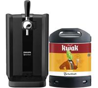 PerfectDraft Black - Pack Tireuse À Bière + 1 Fût Kwak Blonde 6L - Machine Pression À Domicile - Refroidissement À 3°C - 30 Jours Fraîcheur - Indicateurs LED Température - Idée Cadeau Amateur Bière