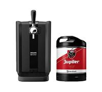 PerfectDraft Black - Tireuse à bière avec fût Jupiler 6 L | Pack avec 1 Fût Jupiler, Refroidissement À 3°C, 30 Jours Fraîcheur, Machine Pression À Domicile