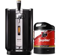 PerfectDraft - Pack Tireuse À Bière + 1 Fût Jupiler 6L - Machine Pression À Domicile - Refroidissement À 3°C - 30 Jours Fraîcheur - Écran LED Température, Volume - Idée Cadeau Amateur Bière