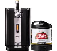 PerfectDraft - Pack Tireuse À Bière + 1 Fût Stella Artois 6L - Machine Pression À Domicile - 30 Jours Fraîcheur - Écran LED Température - Idée Cadeau Amateur Bière