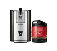PerfectDraft Pro - Pack tireuse à bière + 1 fût 6L Bud (consigne 5€ incl.) - Idée cadeau