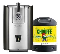 PerfectDraft Pro - Pack Tireuse À Bière + 1 Fût Chouffe 6L - Machine Pression À Domicile - Refroidissement À 3°C - 30 Jours Fraîcheur - Écran LED Température - Idée Cadeau Amateur Bière
