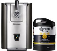 PerfectDraft Pro - Pack Tireuse À Bière + 1 Fût Corona 6L - Machine Pression À Domicile - Refroidissement À 3°C - 30 Jours Fraîcheur - Écran LED Température - Idée Cadeau Amateur Bière