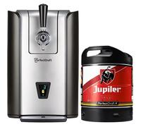 PerfectDraft Pro - Pack Tireuse À Bière + 1 Fût Jupiler 6L - Machine Pression À Domicile - Refroidissement À 3°C - 30 Jours Fraîcheur - Écran LED Température - Idée Cadeau Amateur Bière