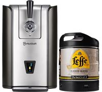 PerfectDraft Pro - Pack Tireuse À Bière + 1 Fût Leffe Blonde 6L - Machine Pression À Domicile - Refroidissement À 3°C - 30 Jours Fraîcheur - Écran LED Température - Idée Cadeau Amateur Bière