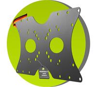 perfectHD adaptador VESA universal VESA 50x50 a 400x200, 1 pieza, negro