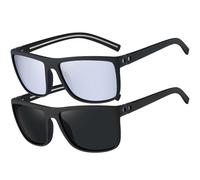 Perfectmiaoxuan Lunettes de Soleil Polarisées pour Homme Femme Classique Lunettes de Conduite Anti-UV objectifs haute définition golf conduite pêche sports de plein air Lunettes