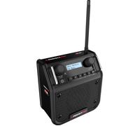 PerfectPro DPR2-18V Radio de chantier DAB+, FM AUX, Bluetooth, DAB+, FM protégé contre les projectio