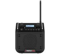 PerfectPro DABPRO Radio de chantier DAB+, FM AUX, Bluetooth résistant aux coups, protégé contre les projections d'eau, étanche à