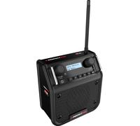PerfectPro DPR2-18V Radio de chantier DAB+, FM AUX, Bluetooth, DAB+, FM protégé contre les projections d'eau, étanche à