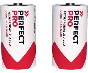 PerfectPro Pile rechargeable LR20 (D) NiMH 8000 mAh 1.2 V 2 pc(s)