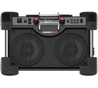 PerfectPro ROCKHART 18V Radio de chantier DAB+, FM AUX, Bluetooth, DAB+, SD, FM, USB fonction Powerbank, protégé contre les
