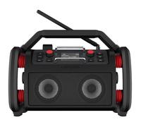 PerfectPro ROCKPRO Radio De Chantier - FM RDS / DAB+ - Entrée AUX - Bluetooth - Fonctionne Sur Secteur Et Batterie Lithium