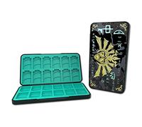 PERFECTSIGHT Étui de jeu Switch compatible avec Nintendo Switch 2/OLED/Switch Lite, 24 cartouches de jeu Switch avec 24 jeux et 48 cartes Micro SD, badge Kingdom