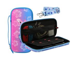 PERFECTSIGHT Switch Carrying Case for Nintendo Switch OLED, Cute Portable Travel Switch OLED Carry Case with Adjustable Shoulder Strap, Inner Protective Storage Bag for NS Console & Accessories (S&A)