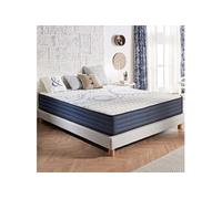 NATURALEX - Matelas PerfectSleep 140x200 cm - 24 cm - Hybride - Ressorts Ensachés - Soutien Mousse à mémoire + Blue Latex - Confort Mi-Ferme - Réversible - Couchage Indépendant - Fabriqué en Europe
