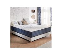 NATURALEX - Matelas PerfectSleep 160x200 cm - 24 cm - Hybride - Ressorts Ensachés - Soutien Mousse à mémoire + Blue Latex - Confort Mi-Ferme - Réversible - Couchage Indépendant - Fabriqué en Europe