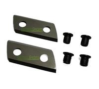 perfektGarten 2 lames de broyeur compatibles avec les déchiqueteuses Parkside PEMH2400CR (PEMH 2400 CR)