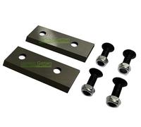perfektGarten 2 lames de broyeur de 8,5 cm x 3,2 cm, bord tranchant 8,5 cm, trou 0,9 cm