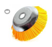 perfektGarten Brosse de désherbage en nylon 200 mm compatible avec débroussailleuse Fuxtec Rotfuchs Brast Timbertech