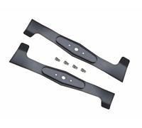 perfektGarten Jeu de lames de tondeuse à gazon 102 cm + 4 goupilles de cisaillement compatibles avec AGS Efco Agrojet Herkules Axxom Viking