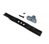 perfektGarten Lame de 48 cm + support de lame + cale + vis compatible avec les tondeuses Scheppach