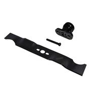 perfektGarten Lame de 51 cm + support de lame + vis compatible avec les tondeuses Scheppach avec entraînement