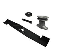 perfektGarten Lame de tondeuse 46 cm + support + vis compatible avec Stihl RM 248-0, 248-0T, 248-1T