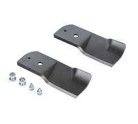 perfektGarten Lot de 2 lames de 17 cm compatibles avec Stiga Park 107M, Villa 92M 107M droite 1134-9063-01, 1134-4475-01