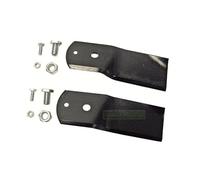 perfektGarten Lot de 2 lames de 17 cm compatibles avec Stiga Ready Park Villa 85 95 105 Combi 1134-7880-01 1134-9119-01