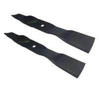 perfektGarten Lot de 2 lames de tondeuse à gazon de 49,5 cm compatibles avec John Deere Sabo LT 133 150 155 163 166 170 LX 172 176 M154158
